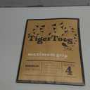 DOK TigerToes Premium Non-Slip Dog Socks for Hardwood Floors - Extra-Thick Grip That Works Even When Twisted - Prevents Licking, Slipping, and Great for Dog Paw Protection - Size Medium (Classic Grey)