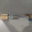 Outdoor Barbecue 6 Pieces Toast Fork Kebab Skewers Toast Fork for Long Skewers Kebab Sticks Skewers for BBQ Skewers Barbecue Skewers for Barbecue, 