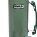 Stanley Heritage Classic Vacuum Bottle with Handle 1.1 qt | Wide Mouth w/Leakproof Cup Lid | Keep Drinks Hot or Cold | Insulated Stainless Steel Thermal Bottle | BPA-Free | Hammertone Green