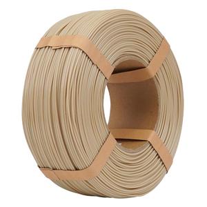 Inland V2 PLA PRO (PLA+) 3D Printer Filament Refill, 1.75mm Spooless Filament, Dimensional Accuracy +/- 0.03mm, 1KG (2.2lbs) Bone White Refill for Inland Reusable Spools, Bambu Lab Compatible