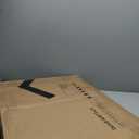 Indoor Outdoor Dog House,Anti-Chewing Iron Frame Dog Kennel,Wood Warm Pets Home,Weatherproof Outside Shelter for Feral Animal 33.5" (L) X 22" (W) X 25.2" (H) Grey