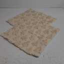 ONFAON Christmas Decorations -Christmas Pillow Covers 18 x 18 Inches Set of 2,Soft Plush Faux Fur Wool Beige Xmas Tree Throw Pillow Cases Winter Holiday Decor for Sofa Living Room