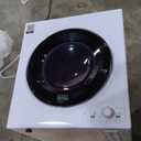 BLACK+DECKER BCED37 Compact Dryer for Standard Wall Outlet, Small, 4 Modes, Load Volume 13.2 lbs., White (3.5 Cu. Ft)