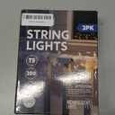 612 Vermont 100 Clear Christmas Twinkle Lights on White Wire, 12 of 100 Lights Twinkle, Indoor and Outdoor Use, Connect up to 4 Sets End to End, Lighted Length 20.6, Total Length 21.8