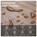 VallisCo Peel and Stick Vinyl Flooring 36 Pack 54 Sq.Ft, Waterproof Vinyl Flooring Peel and Stick for Office, Living Room, Bathroom, Kitchen - Unique Design, Easy to Install Floor (Light)