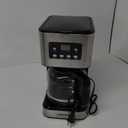 Chefman 12-Cup Programmable Coffee Maker, Electric Brewer, Auto Shut Off, Digital Display w/ Auto-Brew Function, Anti-Drip Pot, Reusable Filter for Fresh Grounds, Square Stainless Steel, Glass Carafe 