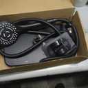 Wide Rain Shower Head With 5 Modes Handheld Showerheads, High Pressure Showerhead Combo with Extension Arm for Bathroom Accessories, Adjustable Shower Head with Anti-Clog Nozzles (Black)