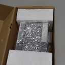 Kenning Luxury Silver Crushed Diamond Glass Mirrored Mirrored Jewelry Box Organizer Storage for Women Jewelry Ring Luxury Organizer Box