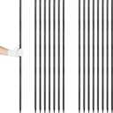 Besitu Rebar Stakes 48 inches 16-Pack Concrete Form Stakes Straight 3/8" Diameter Rebar Ground Metal Stakes for Landscaping, Securing Fence, Garden Plants Support, Survey Markers and Securing Trees