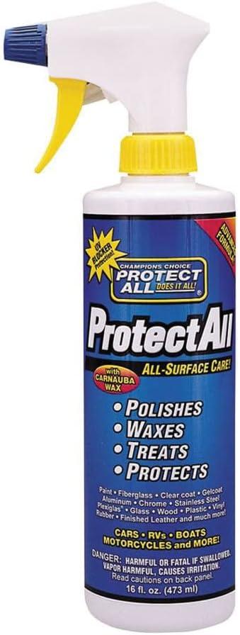 Protect All 62016 All-Surface Care Cleaner, Wax, Polisher and Protector - Interior and exterior use, 16 fl.oz.