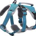 BELPRO Multi-Use Support Dog Harness, Escape Proof No Pull Reflective Adjustable Vest with Durable Handle, Dog Walking Harness for Big/Active Dogs (Blue, M)