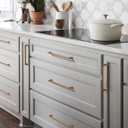 LIMUR 10 Pack 3 Inch (76 mm) Hole Center Antique Brass Cabinet Pulls - Solid Zinc Alloy Kitchen Cabinet Handles, Drawer Pulls,Drawer Handle, Wardrobe & Dresser Handles, Cupboard Hardware