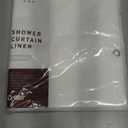 LiBa Bathroom Shower Curtain with 12 Shower Rings- Waterproof Plastic Shower Curtain Premium PEVA Non-Toxic with Rust Proof Grommets Frosted 10G Heavy Duty Bathroom Accessories 72x72