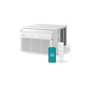 Midea 8,000 BTU Smart Inverter Air Conditioner Window Unit with Heat and Dehumidifier – Cools up to 350 Sq. Ft., Energy Star Rated, Quiet Operation, Electronic Controls, Remote Control, White