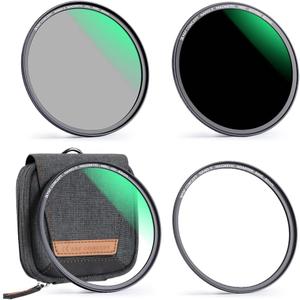 K&F CONCEPT 86mm Magnetic MCUV CPL Fixed ND1000 Magnetic Basic Ring 4-in-1 Lens Filters Kit with 28 Multi-Coatings for Camera Lens (Nano-X Series)
