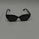 SOJOS Square Cat Eye Polarized Sunglasses for Women Retro Classic Vintage Trendy Cateye Shades Sunnies Gafas de sole SJ2235 (Black)