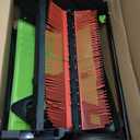 Pickup Pro 2 Leaf & Lawn Sweeper  Push Powered Garden Sweeper for Grass Clippings, Leaves & Debris  Manual Push Yard Sweeper with Height Adjustment & Large Collection Hopper