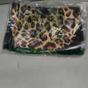 Cheetah Leopard Heart Girls Animal Print T-Shirt Small, Black