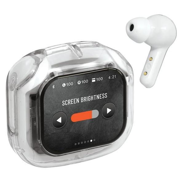HELIX Touchbeats Translucent True Wireless, White
