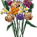 LEGO Botanicals Flower Bouquet Building Set - Artificial Flowers for Decoration for Home and Display, Ages 18+ - Small Fake Flowers for Table, Desk, Office - Gift for Birthdays - 10280