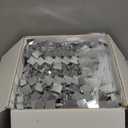 COKAOBE Silver Shimmer Wall Backdrop, 24PCS Square Sequin Shimmer Backdrop Panel, Photo Backdrops for Birthday, Anniversary, Wedding, Graduation & Bachelorette Party Decoration