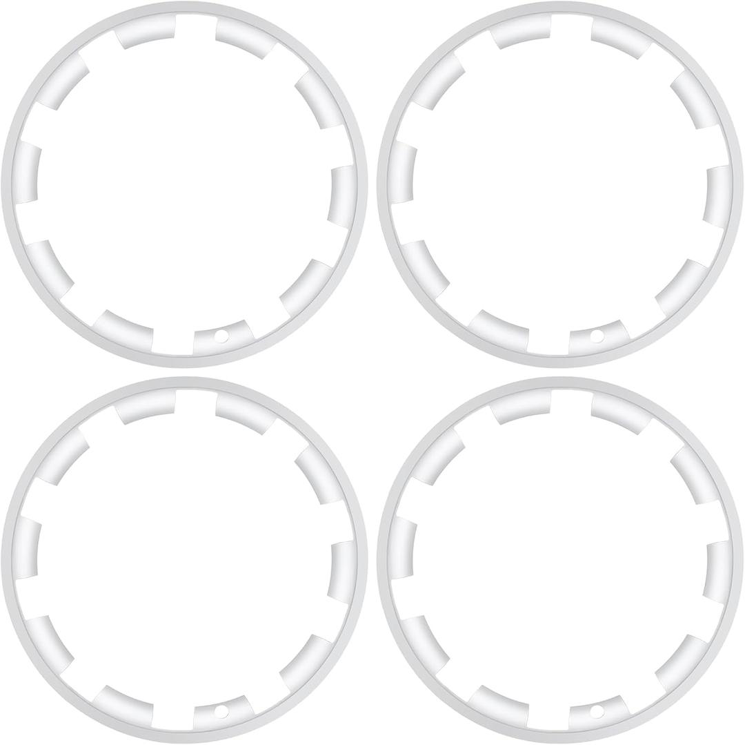 Tesla Wheel Cover 2026 Model Y|Wheel Rim Protector Fit Juniper 20" Helix 2.0 Wheels 4PCS ABS Guard Hubcap Cover for Curb Rash Prevention| Tesla Model Y Juniper Accessories 2025 2026 |Silver(Set of 4)