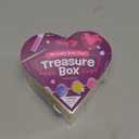 Pretty Me Paint Your Own Wooden Kids Heart Treasure Box Kit - Basket Stuffers - Art Kits for Toddler Girl - Arts and Craft Gifts for Ages 4-6 Year Old Girls - DIY Jewelry - Toys - Crafts Painting Gift