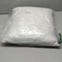 basic home 18x18 Decorative Throw Pillow Inserts-Down Feather Pillow Inserts-Square-Cotton Fabric-Set of 2-White.