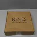 KENES Brushed Gold Bathroom Faucets, Modern Single Hole Lavatory Vanity Faucet, Single Handle Bathroom Sink Faucet Gold, with Pop Up Drain & Water Supply Hoses LJ-9031-4