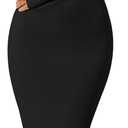 MEROKEETY Women's Winter Off Shoulder Bodycon Sweater Dress 2026 Spring Formal Long Sleeve Elegant Club Party Midi Dresses (Black, S)