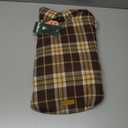 Kuoser Warm Dog Coat, Waterproof Dog Coats for X-Small Dogs, Adjustable Durable Doggie Winter Jacket Reversible Cozy Puppy Cold Weather Apparel from Small to Large Breed, New Brown XS