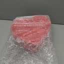 Maxdot Red 4 Pcs Large Heart Shaped Bowls, 8.9 Inch Plastic Heart Serving Bowls for Fruit, Sauce, Snacks, Candy, Dessert, Salad,Wedding Party Table Decor