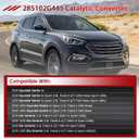 285102G445 674-071 Manifold Catalytic Converter Compatible with 2013-2016 Hyundai Santa Fe Sport L4 2.4L, 2013-2015 K/i/a Sorento L4 2.4L, 28510 2G445 674071 52775 28510-2G445(EPA Compliant)
