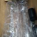 nicebottles Plastic Wine Bottles & Screw Caps, Clear, 750ml - Pack of 4