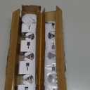 2Pcs Broom Holder Wall Mount, No-Drilling Self-Adhesive Mop and Broom Storage Rack with Hooks (4 Racks with 5 Hooks), Wall-Mounted Broom Hanger for Bathroom, Kitchen, Closet, Garage (White )