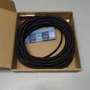 Right Angle Guitar Cords 15ft 2 Pack, Nylon Braided Anti-Kinking Kevlar-Reinforced, 20 AWG 99.99% OFC 1/4 Instrument Cable, AL & OFC Shielded Guitar Cable for Fender Electric Guitar (Black)