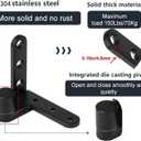180°Rotating Pivot Hinges,Suitable for Doors with Thickness 20mm-40mm, Max Load 150lbs, for Wood Door,Plastic Door.Saloon Door Hinges, Fence Gate Hinges,Yard Door Hinges