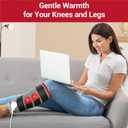 Comfytemp Leg Heating Pad, FSA Eligible Items Only List Wearable Heat Pad for Leg and Calf, HSA Electric Heat Wrap for Thigh/Knee/Arm/Hamstring Soothing Warmth, Birthday Gifts for Mom/Women/Wife/Her, L