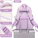 Womens Girls Backpack for School Cute Aesthetic Large Laptop Backpack Kawaii Preppy Teen Kids Bookbag Travel Daypack (Pink,L)