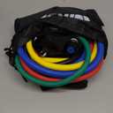 Exercise Resistance Bands with Handles for Working Out, 150/200/250/300 Lbs Workout Bands Set with Door Anchor for Physical Therapy, Yoga, Pilates (Multicolor)