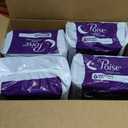 Poise Overnight Incontinence & Postpartum Pads for Bladder Leaks, 8 Drop Extra Coverage, 96 Count