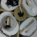 Gold Fandelier Ceiling Fan with Light,20" Crystal Chandelier Ceiling Fans with Lights and Remote Control,Modern Caged Flush Mount Fandelier with 6 Speeds for Living Room Bedroom Nursery