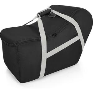 Padded Car Seat Bag Compatible with Most Nuna Pipa Car Seats UPPAbaby MESA V2 without Base & Chicco KeyFit 30 and Base, Car Seat Travel Bag for Airplanes, Black