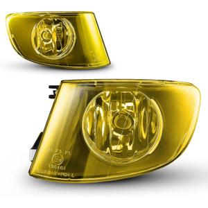 Fog Lights compatible for 2007-2011 BMW 3 Series 328i 328xi 335is 335xi E92, E93 (w/o M-Package Bumper) xDrive Coupe Lamps Assembly Amber Yellow