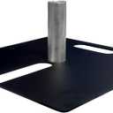 Urquid Linen, (Base & Pin 14"x16", 10lbs, Light Duty Pipe and Drape Hardware for Event Decoration, Backdrops, Photobooths, Tradeshow