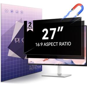 IPROKKO 2 Pack 27 inch Magnetic Privacy Screen For 16:9 Computer Monitor