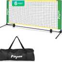 6FT Small Mini Pickleball Net Portable Outdoor Driveway NetIndoor Dink Practice Net Pickle Ball Training Aid Equipment