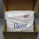 REST Evercool Cooling Comforter, Full/Queen, Blanket for Hot Sleepers, All Season Bedding to Keep Cool for Night Sweats, Breathable Lightweight Blanket, 90"x90" Inches, Arctic White