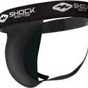 Shock Doctor Athletic Supporter Jockstrap, For Sports Support, Football, Baseball, Lacrosse & More, Mens (Small, Black)