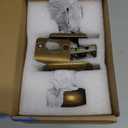 Newlaking Door Knobs Interior, Classic Decorative Antique Brass Privacy Door Knob Perfect for Bedroom or Bathroom Doors, Durable Stylish Hardware for Indoor Use- 1 Pack